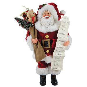 Santa's Workshop 12in. Santa with Santas Wish List