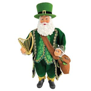 Santa's Workshop 10in. Irish Gentleman Santa