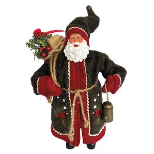 Santa's Workshop 12in. Cardinal Santa Claus