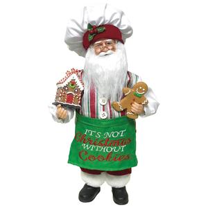 Santa's Workshop 15in. It's Not Christmas without Cookies Claus