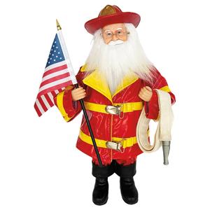 Santa's Workshop 12in. Fireman Santa Claus