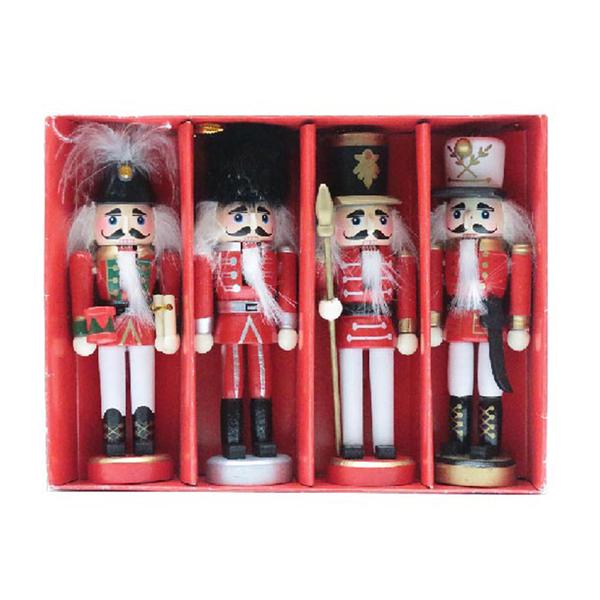 Santa's Workshop 5in. Nutcracker Ornaments - Set of 4