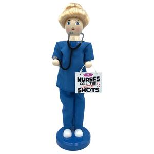 Santa's Workshop 14in. Nurses Call the Shots Nutcracker