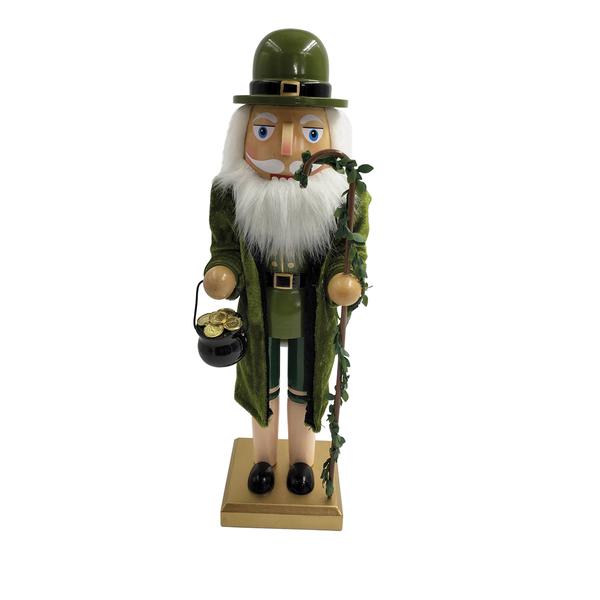 Santa's Workshop 14in. Leprechaun Nutcracker