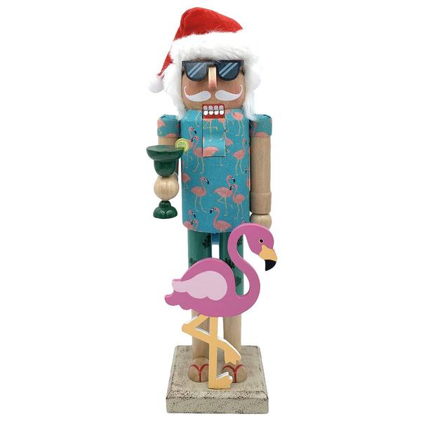 Santa's Workshop 14in. Flamingo Claus Nutcracker