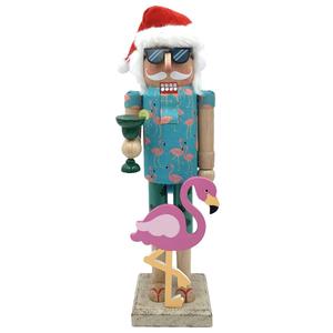 Santa's Workshop 14in. Flamingo Claus Nutcracker