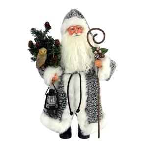 Santa's Workshop 15in. Santa and Owl Figurine