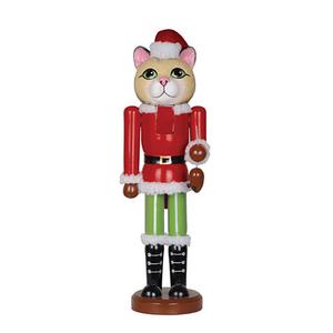 Santa's Workshop 14in. Christmas Cat Nutcracker