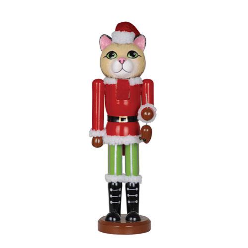 Santa's Workshop 14in. Christmas Cat Nutcracker