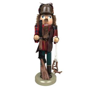 Santa's Workshop 14in. Retro Deer Hunter Nutcracker