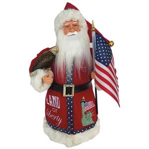Santa's Workshop 15in. Land of Liberty Santa Claus