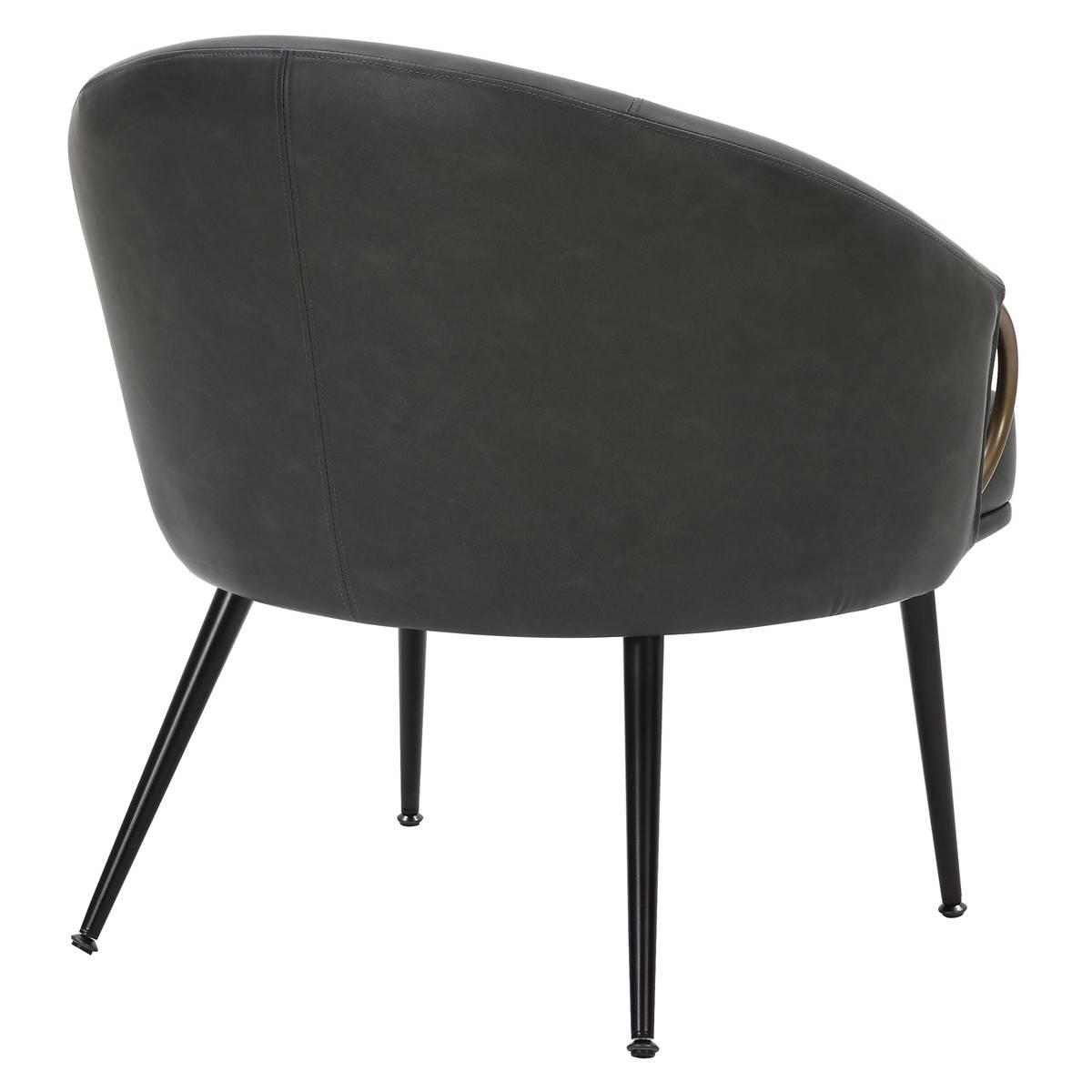 Nspire Mid-Century Modern Faux Leather Accent Chair