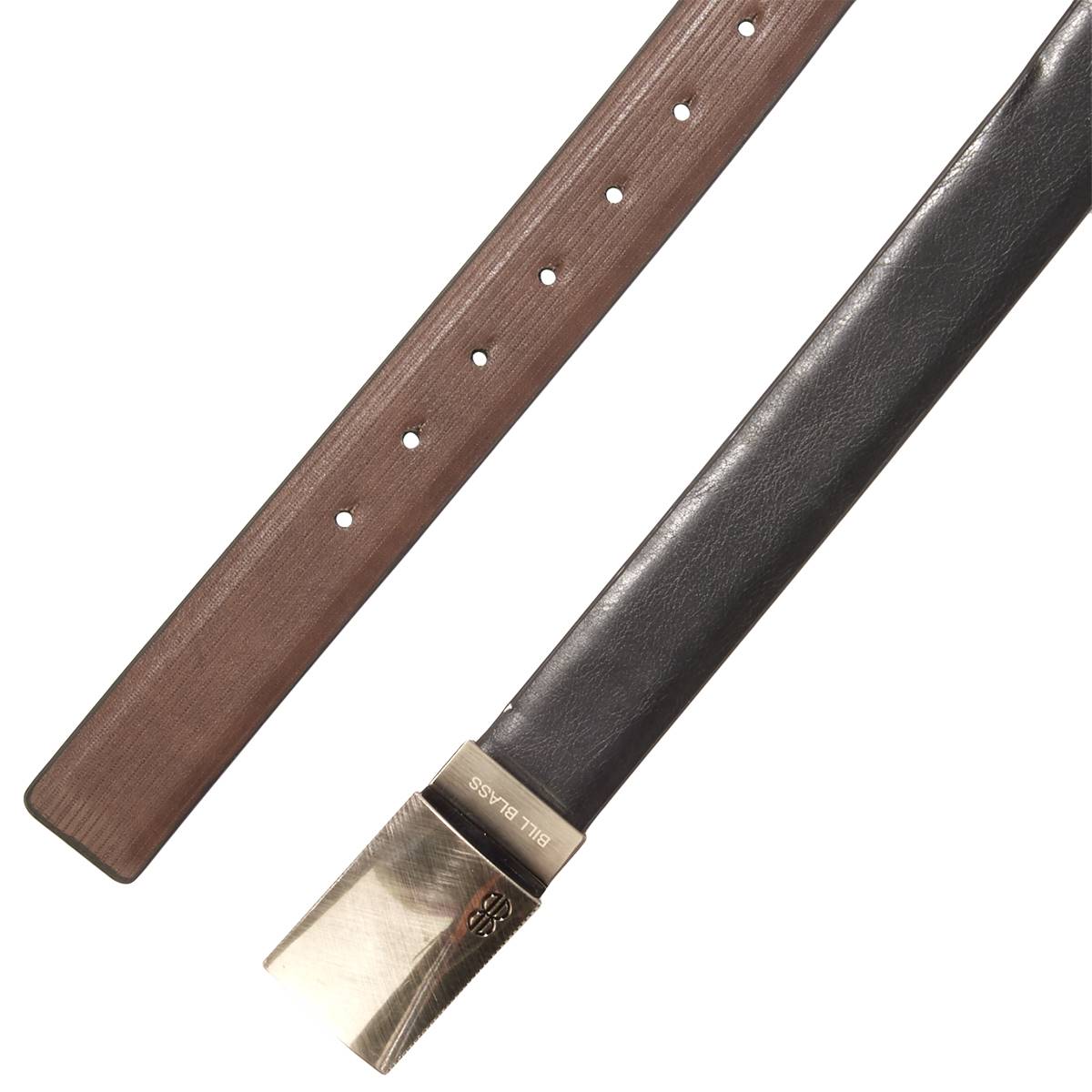 Mens Bill Blass 35mm Reversible Belt - Black/Brown