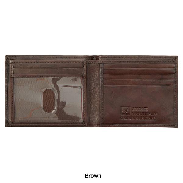 Mens Stone Mountain Crunch Antique Traveler Wallet alternate view