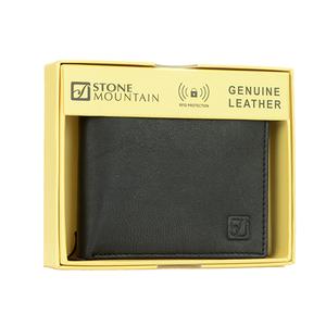 Mens Stone Mountain Center Flip Wallet