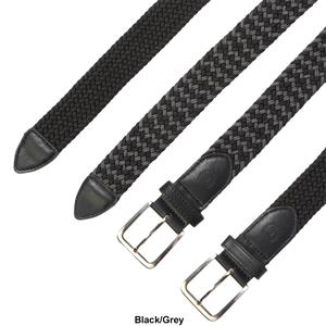Mens Chaps 2pk. Weaved Woven Belts alternate view