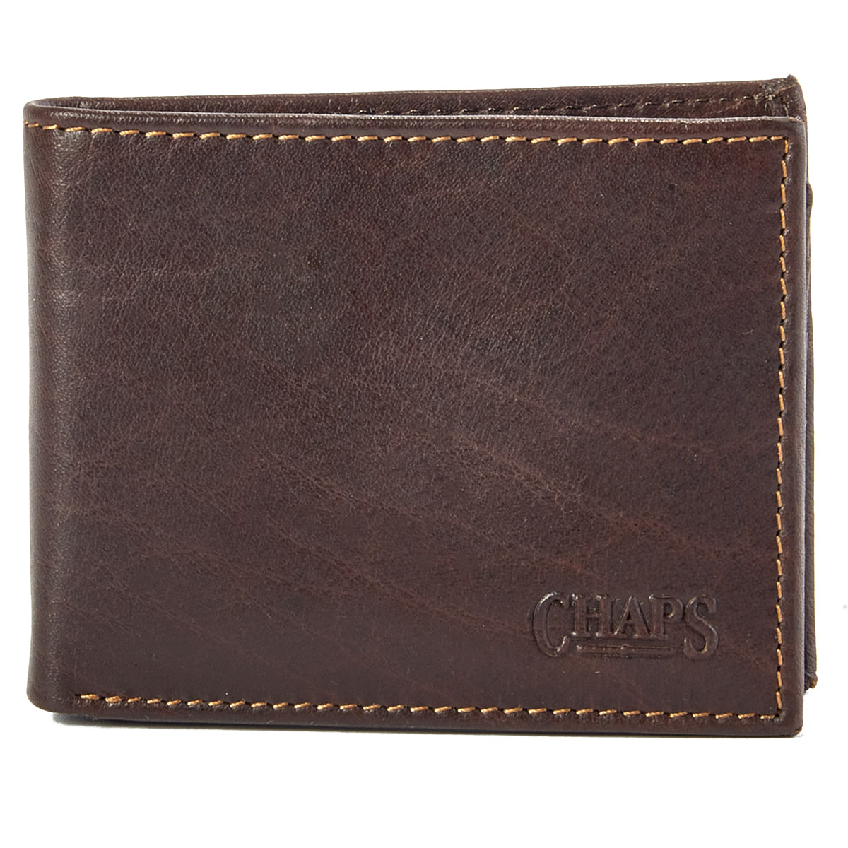 Mens Chaps Buff Oily Passcase Wallet