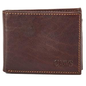 Mens Chaps Buff Oily Passcase Wallet