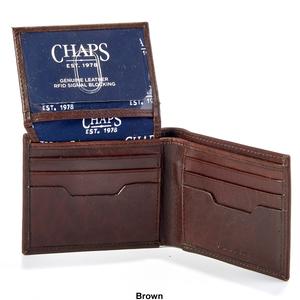 Mens Chaps Buff Oily Passcase Wallet alternate view