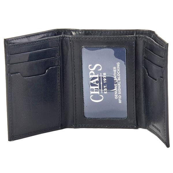 Mens Chaps Chaps Buff Oily Trifold Wallet alternate view