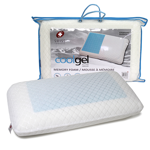 Swiss Comforts Cool Gel Memory Foam Pillow