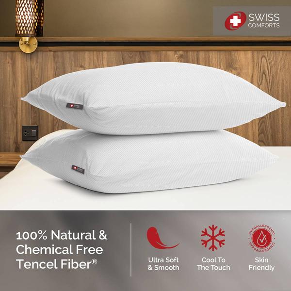 Swiss Comforts Tencel 2pk. Pillow Protectors alternate view