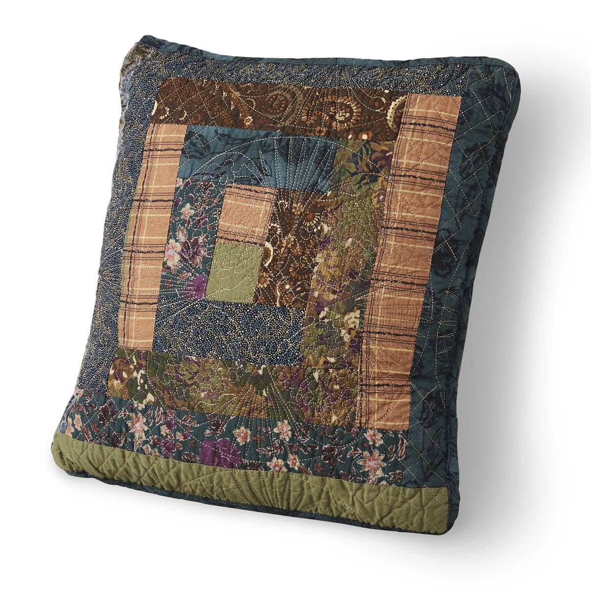 Donna Sharp Cabin Raising Pinecone Decorative Pillow - 15x15