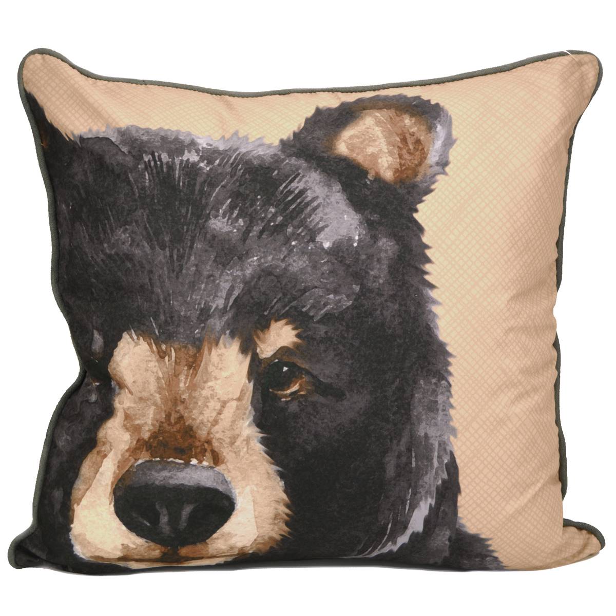 Donna Sharp Canoe Trip Bear Decorative Pillow - 18x18