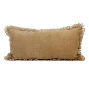 Donna Sharp Your Lifestyle Tartan Fringed Decorative Pillow-11x22