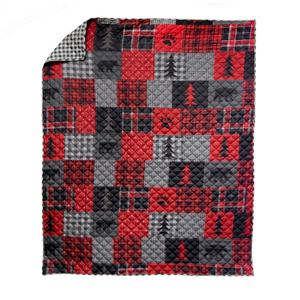 Donna Sharp Red Forest Throw Blanket alternate view