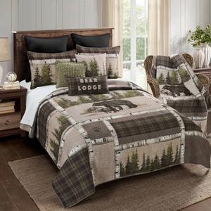 Donna Sharp Bear Panels 3pc. Quilt Set