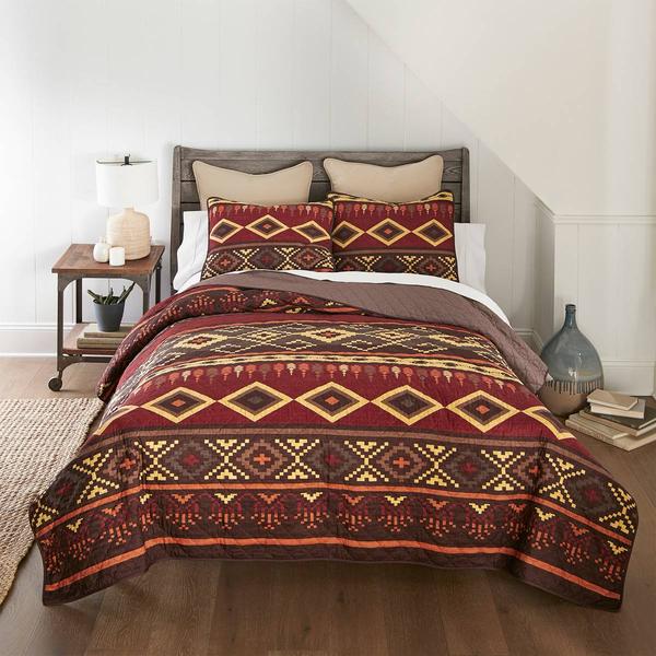 Donna Sharp Your Lifestyle Western Tapestry Reversible Quilt Set