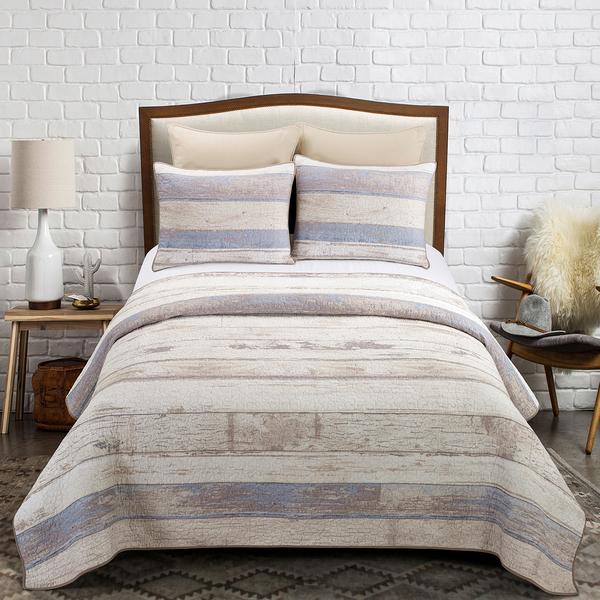 Donna Sharp Bleached Boardwalk 140 TC 3pc. Quilt Set alternate view