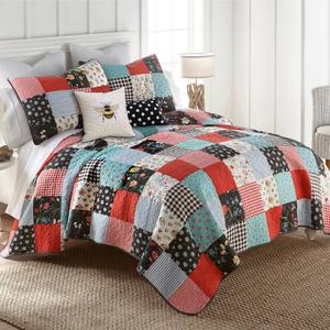 Donna Sharp Your Lifestyle Wild One Patch 3pc. Quilt Set alternate view