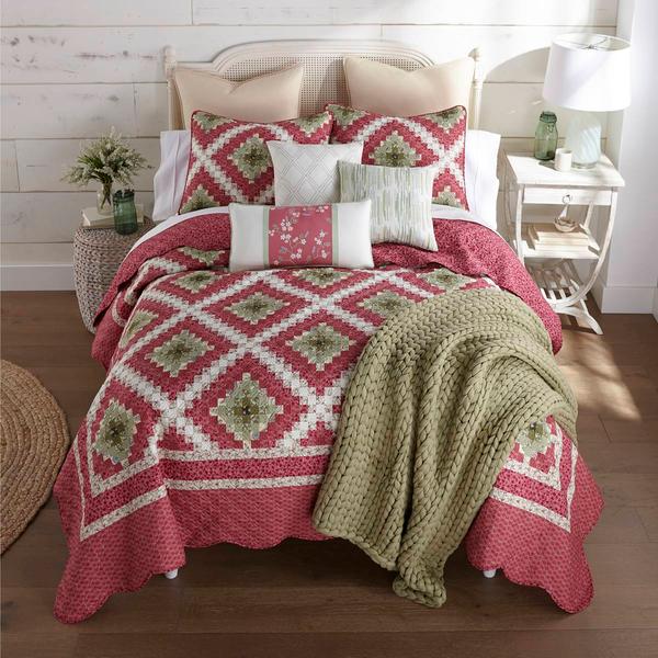 Donna Sharp Your Lifestyle Sweet Melon 3pc. Quilt Set