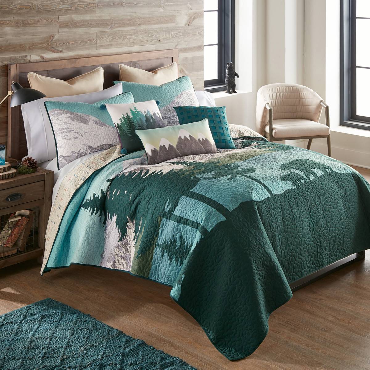 Donna Sharp Your Lifestyle Bear Mountain 3pc. Quilt Set