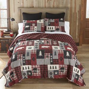 Donna Sharp Your Lifestyle Bear Peak 3pc. Quilt Reversible Set