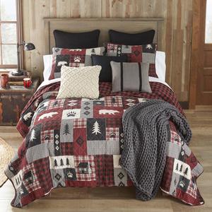 Donna Sharp Your Lifestyle Bear Peak 3pc. Quilt Reversible Set alternate view