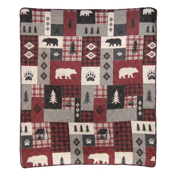Donna Sharp Your Lifestyle Bear Peak Reversible Throw