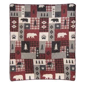 Donna Sharp Your Lifestyle Bear Peak Reversible Throw