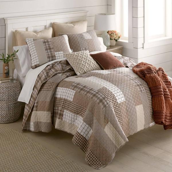 Donna Sharp Highland Plaid Reversible 3pc. Quilt Set