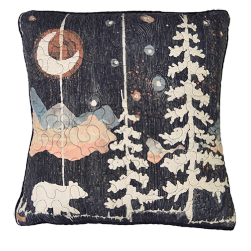 Donna Sharp Moonlit Bear Square Decorative Pillow - 18x18
