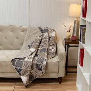 Donna Sharp Your Lifestyle Driftwood Reversible Throw Blanket alternate view