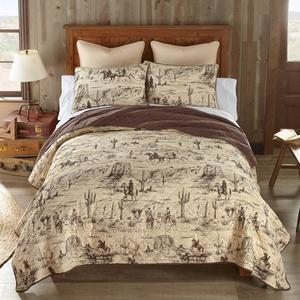 Donna Sharp Your Lifestyle Cowboy Quilt Reversible 3pc. Set alternate view