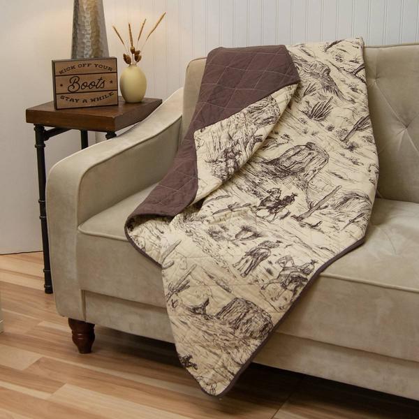 Donna Sharp Your Lifestyle Cowboy Reversible Throw alternate view