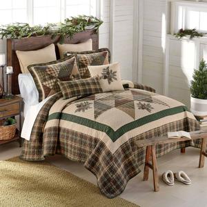 Donna Sharp Your Lifestyle Pine Star 3pc. Reversible Quilt Set alternate view