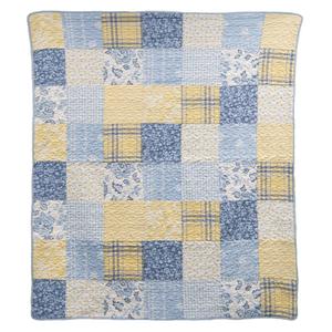 Donna Sharp Spring Flowers Cotton Pieced Reversible Throw alternate view