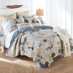 Donna Sharp Your Lifestyle Seascape 3pc. Reversible Quilt Set alternate view