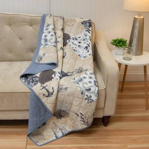 Donna Sharp Your Lifestyle Seascape Cotton Reversible Throw alternate view