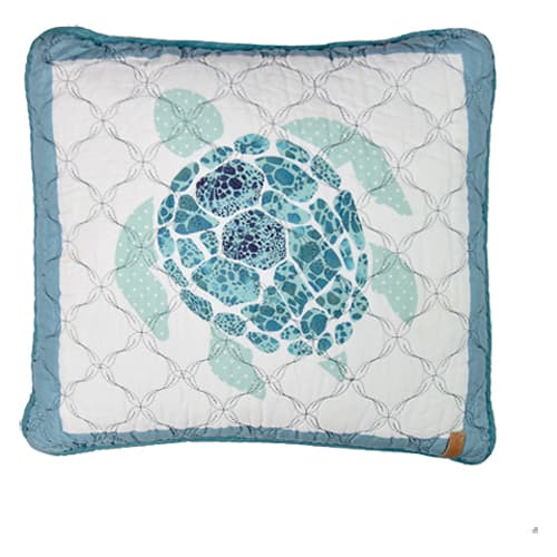 Donna Sharp Summer Surf Turtle Decorative Pillow - 18x18